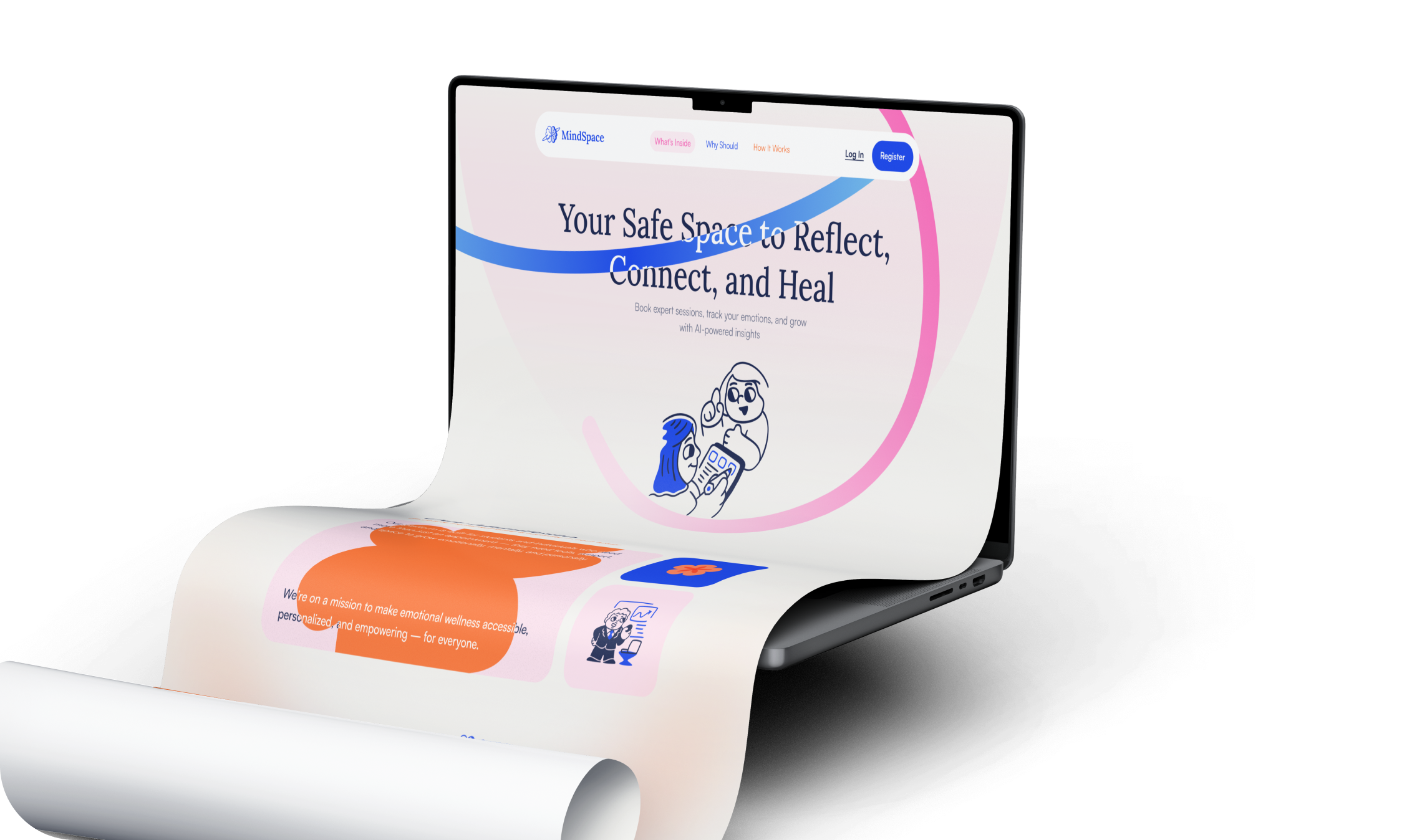 MindSpace Landing Page case study preview